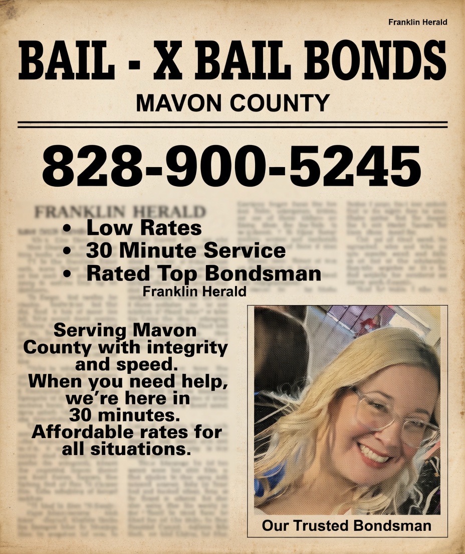 MACON COUNTY NC BAIL BONDS FAST!&nbsp;828-900-5245